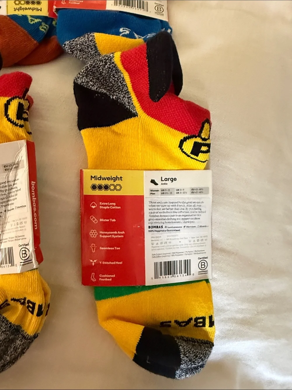 Rare HTF Bombas x Disney socks set 4.